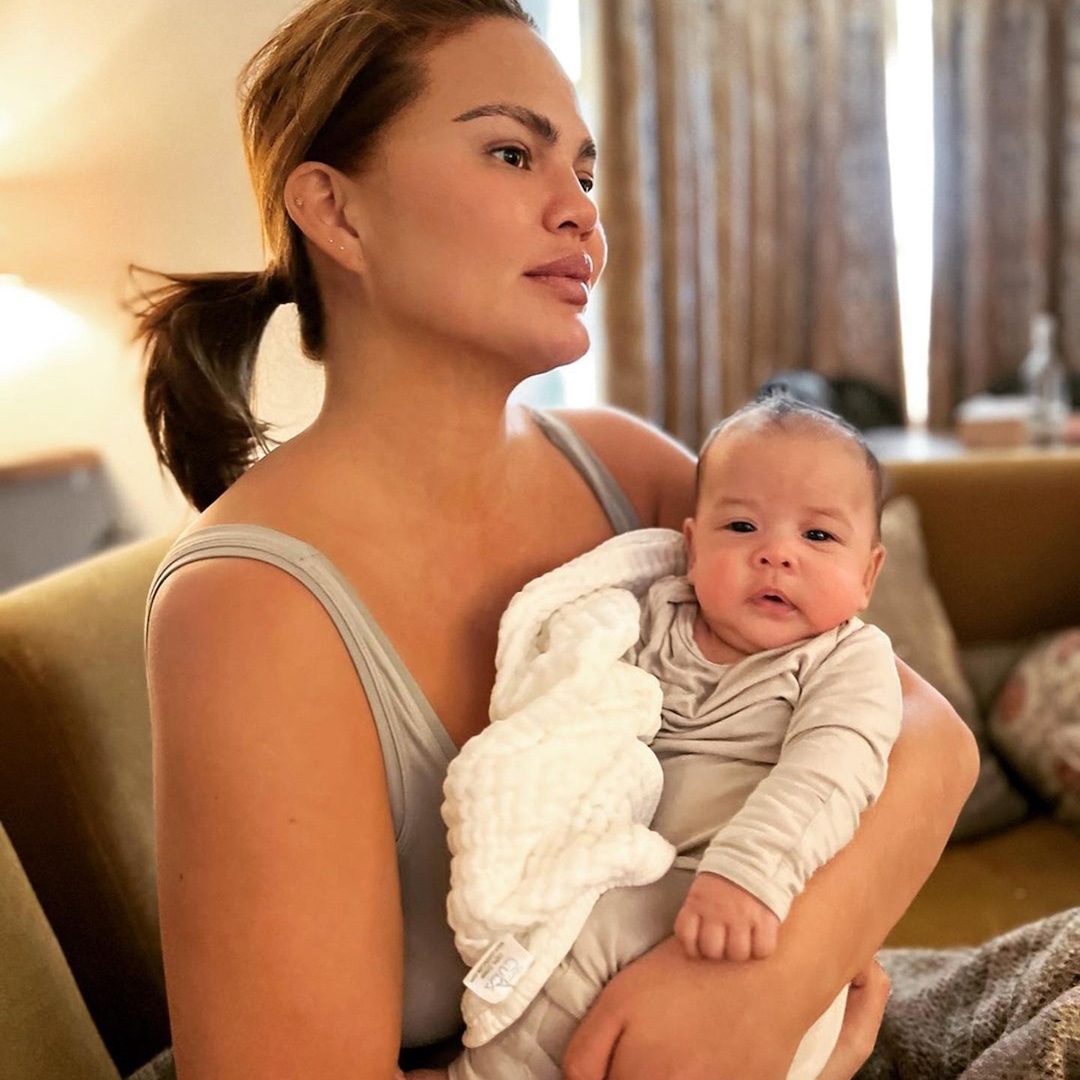 Chrissy Teigen Reacts to Speculation She Had Surrogate to Welcome Esti